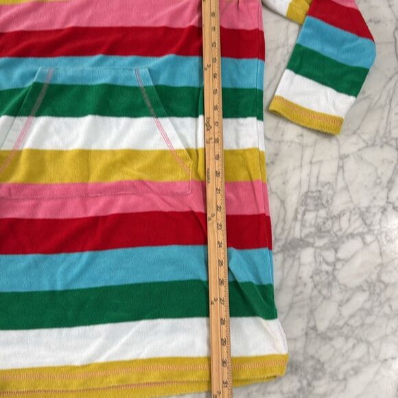 Mini Boden Colorful Striped Hooded Swim Coverup - Picture 4 of 7